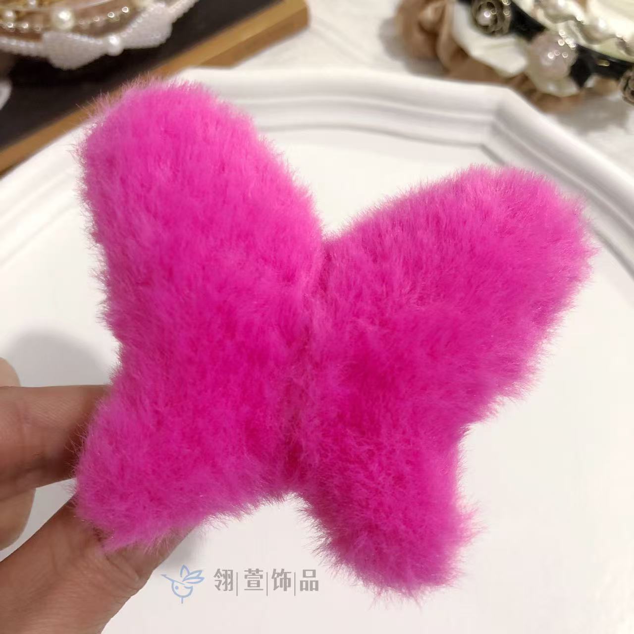 7cm 나비 (11#로즈 레드)