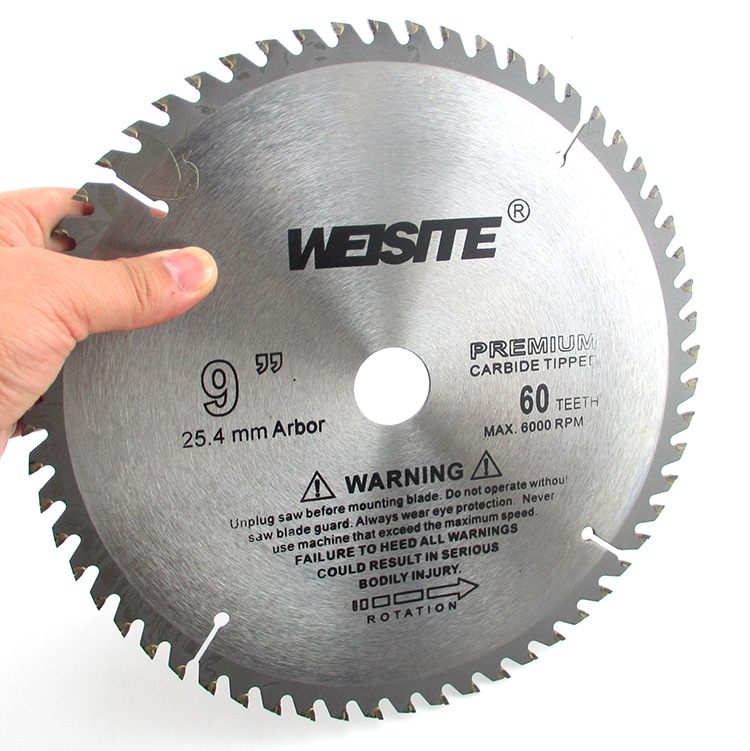 WEISITE 9寸/10寸 木工合金圆锯片 合金齿木材锯片 切割片锯盘