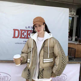 杭州撤柜折扣品牌中少淑放牛班的羽绒服豪华大毛领外套多种款式批