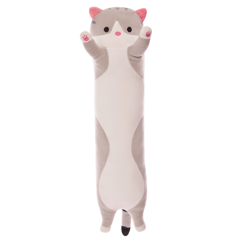 New long plush cat pillow toy, large cat sleeping doll, wholesale children's birthday gift 5