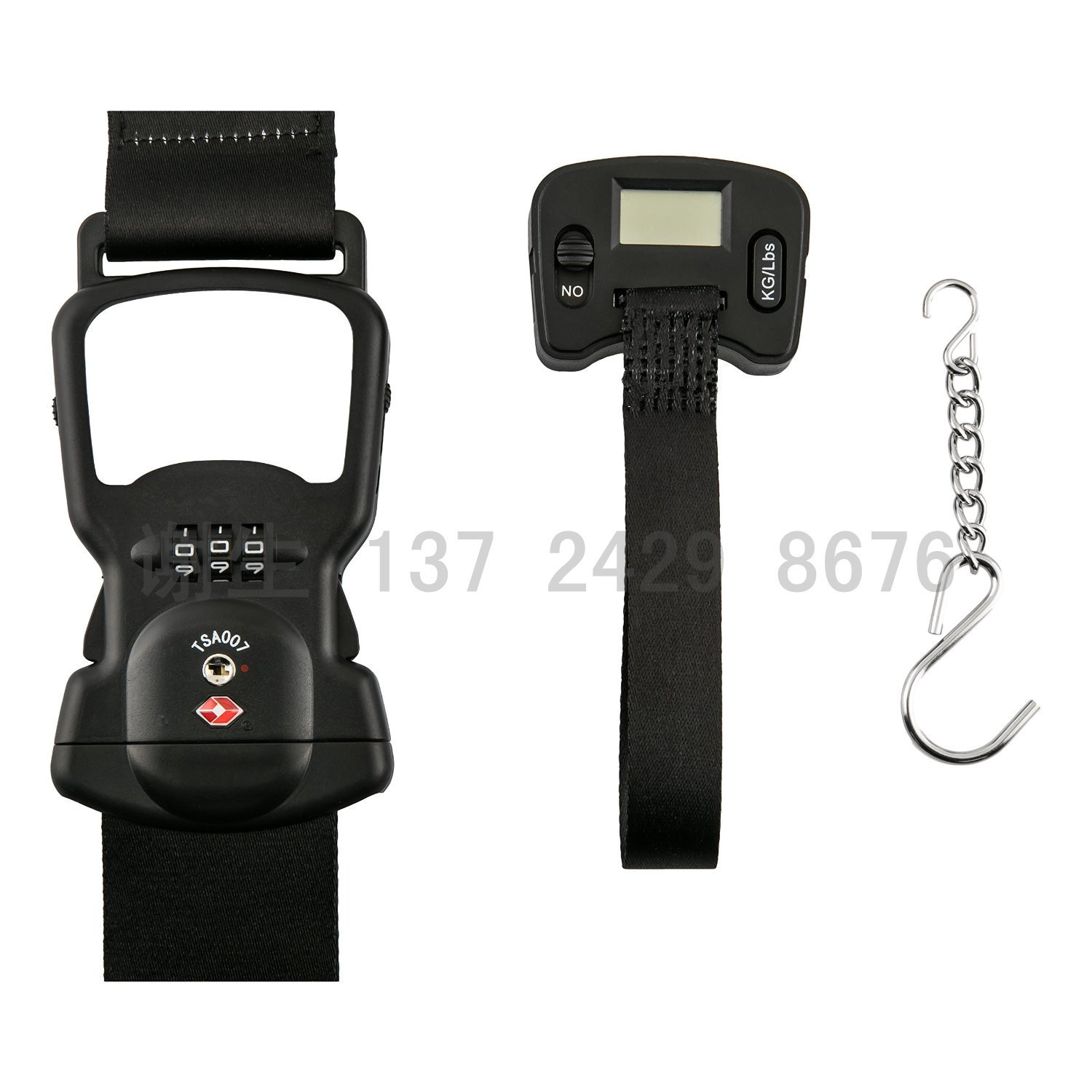 称重行李带 tsa 密码锁行李带 称重 箱包捆绑带