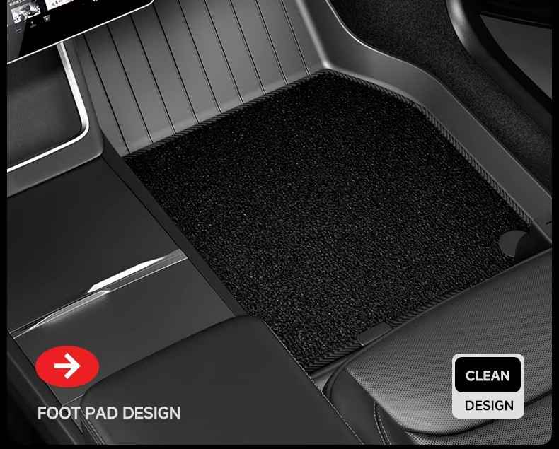 Suitable for the New Tesla Model 3Y Special Floor Mats, Tesla Full-Coverage Floor Mats, Tpe Car Accessories Wholesale