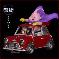ドラゴンボールの古典的な機関車シリーズlg布欧とサタンの車のbuuのフィギュアの置物の卸売り