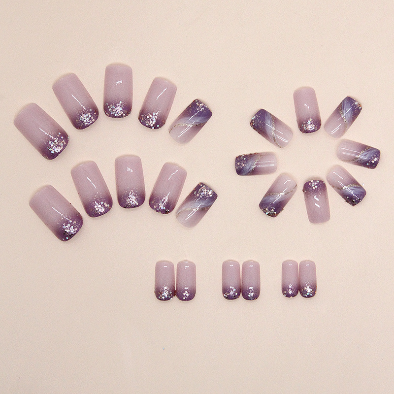 Sucré Fleur Plastique Ongles Correctifs 1 Jeu display picture 2