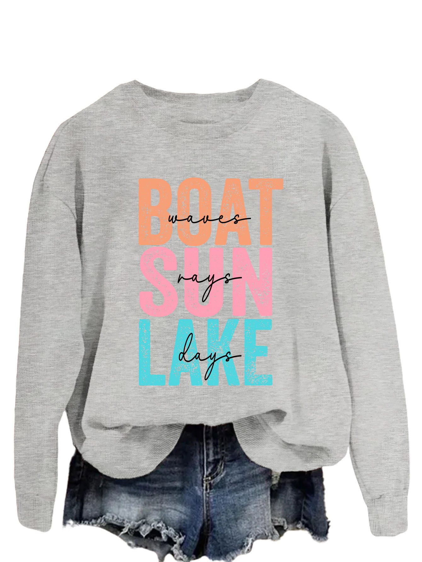 Gray sweater (black color picture)