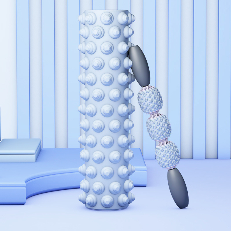 Pilates de yoga espuma eje relajación muscular masaje rodillo rodillo deporte pantorrilla barra de yoga rodillo comercio al por mayor