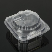 pvc吸塑泡壳透明食品内托吸塑盒热压电子产品对折边pet包装塑料盒