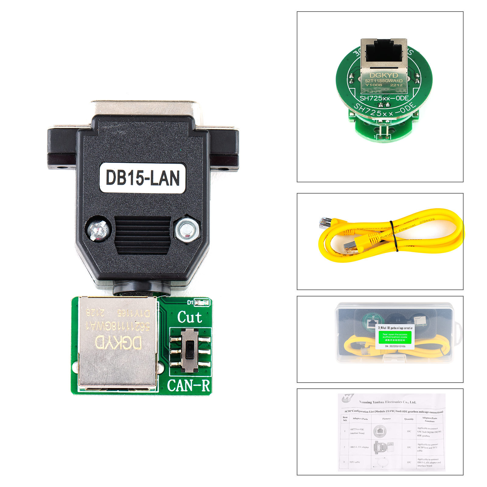 研华ACDP模块25 大众/奥迪0DE变速箱里程校准