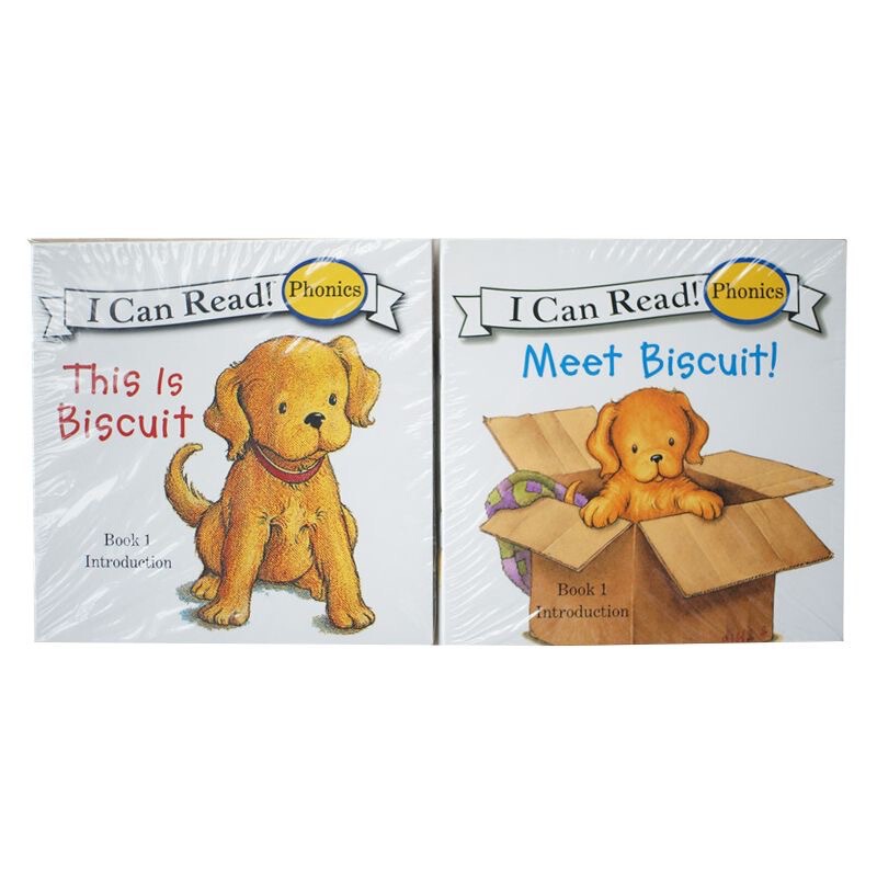 Biscuit Dog biscuit English Picture Pocket Book 24 Enlightenment Story Books Phonics Natural Spelling