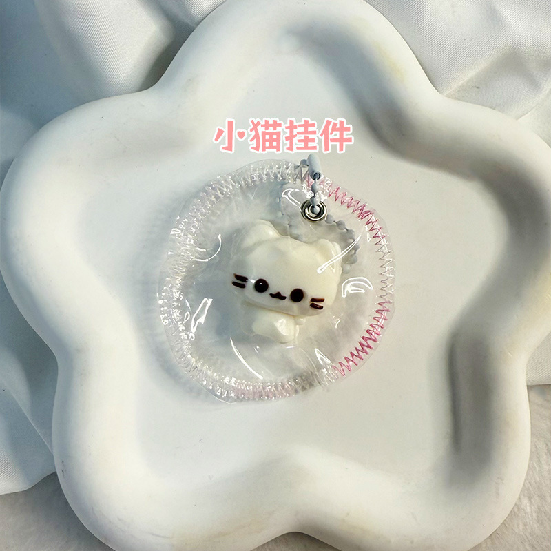 卡通小鼻噶三小只三连组包挂捏捏乐玩具卡通轻松熊奶油泥硅胶捏捏|undefined