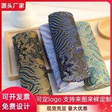中国风近视镜盒高档便携墨镜盒防压眼镜盒高级感磁吸眼镜收纳盒