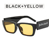 Brand sunglasses with letters, design fashionable glasses, English letters, European style, punk style