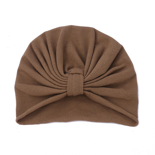 Four seasons baby hat pure cotton Indian hat soft boneless solid color newborn baby hat for male and female babies with fontanel protection