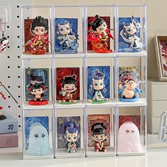 新しいブラインドボックス収納防塵PSボックスシングルフィギュア収納ボックス人形ディスプレイスタンドおもちゃ