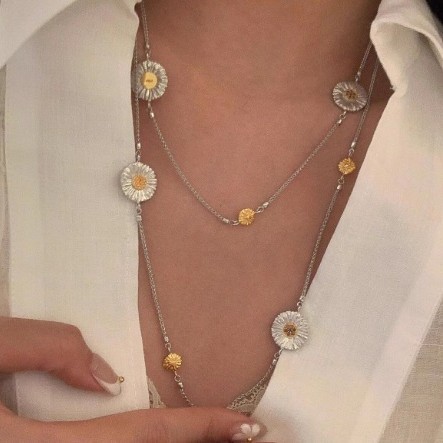 Minimalist Layered Necklace In Gold Delicate Chain Quiet Luxury_voghion.com