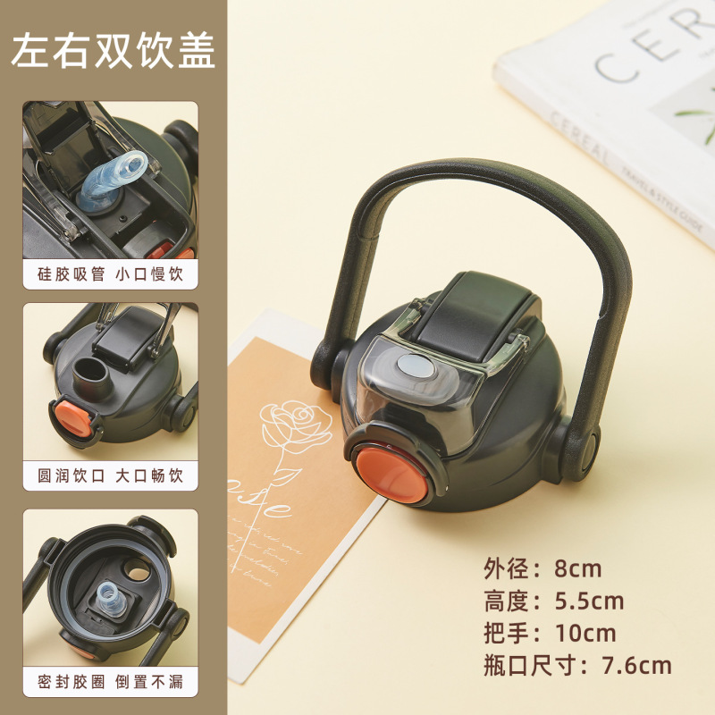 厂家现货 吨吨桶提手防尘吸嘴盖 保温 塑料杯盖 卫生防尘大口径|undefined
