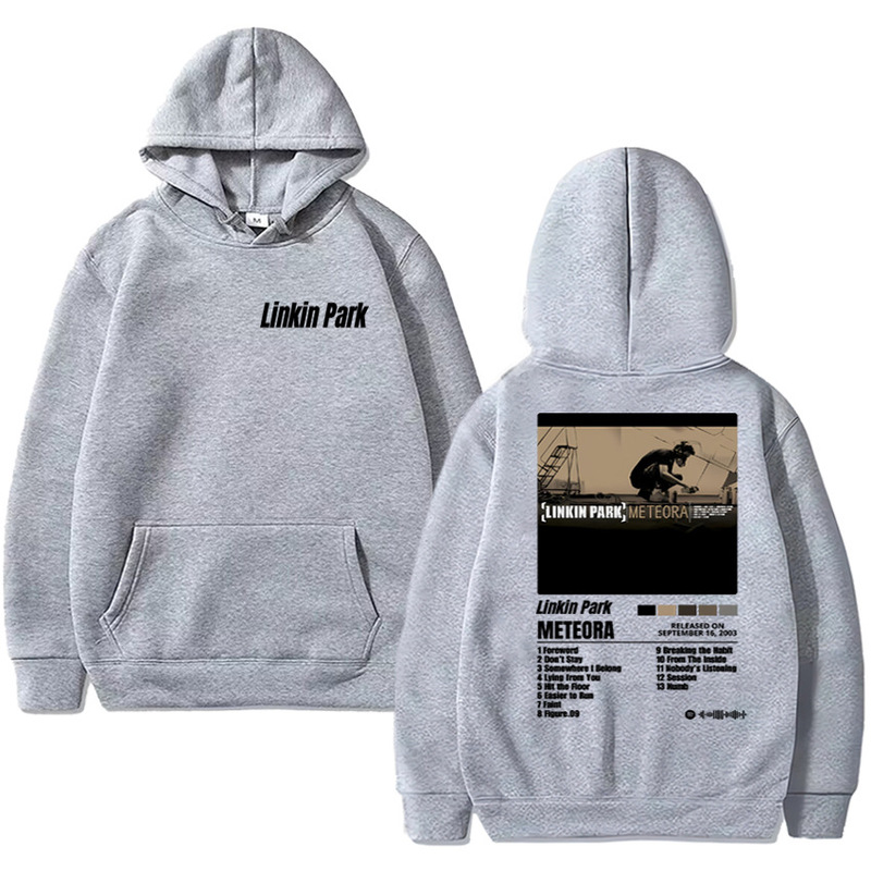 2025 New Product of Linkin Park Maytela Poster Sweatshirt for Men and Women Retro Hip-Hop Street Clothing for Men and Women