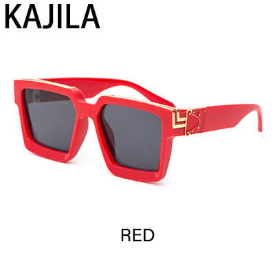 KAJILA Fashion Box Sunglasses Women's Millionaire Sunglasses Men's 86229 European and American Cross-border Men's Sunglasses