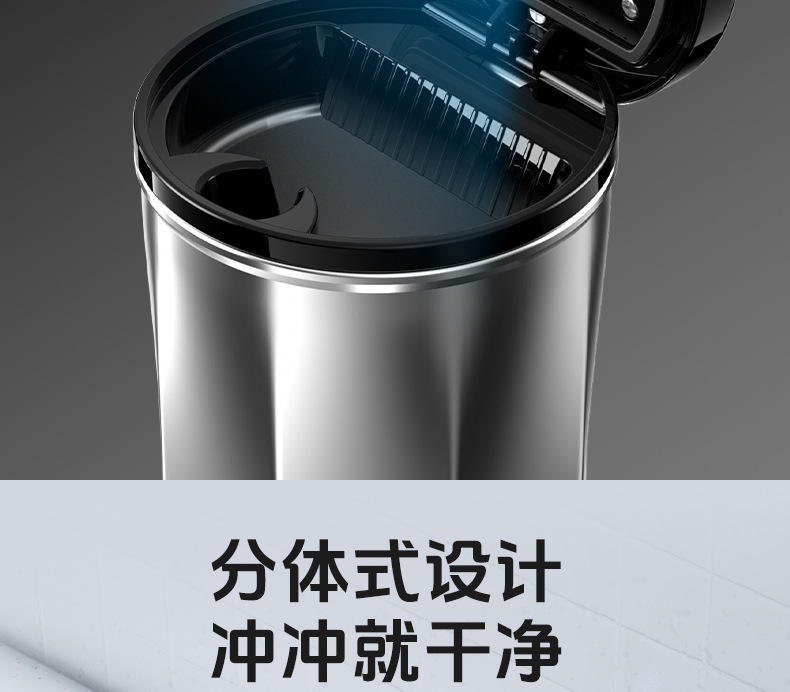 Cross-border car ashtray with light car one-button open lid luminous alloy car ashtray coffee cup liner