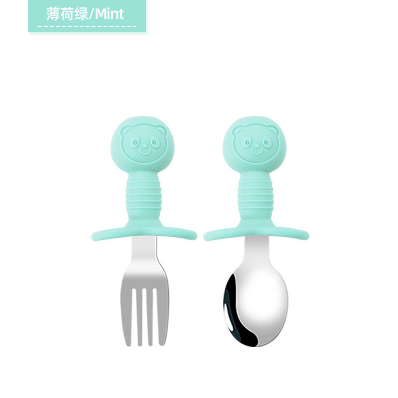 Vajilla para niños 316 tenedor y cuchara de acero inoxidable