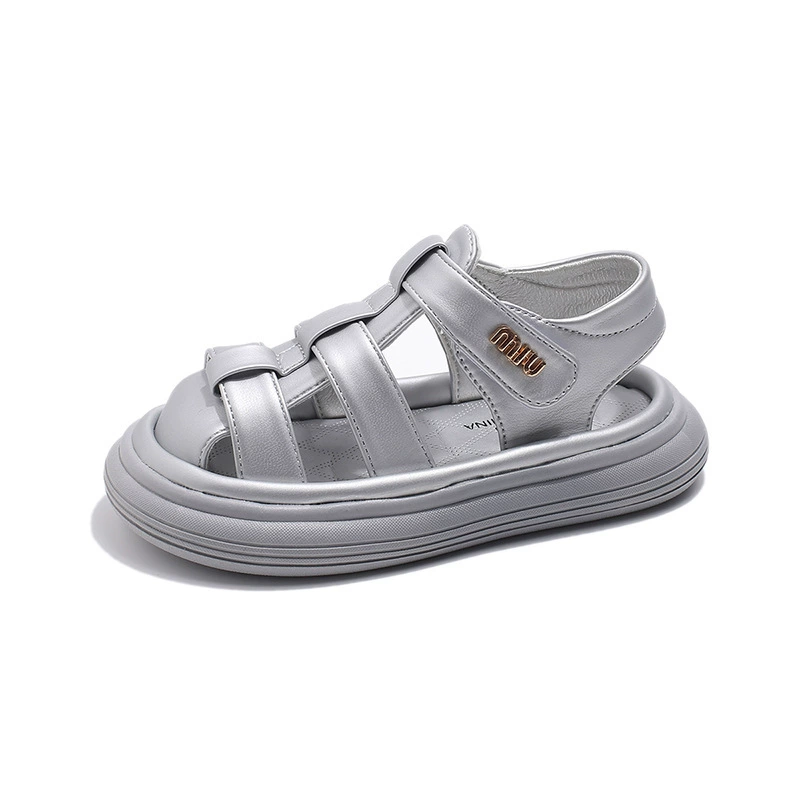 Children's bag, summer sandals, shoes for boys, non-slip universal beach footwear, soft sole, Korean style