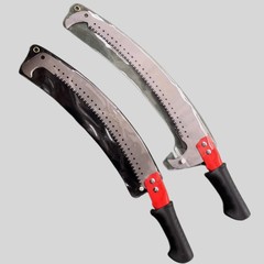 Factory direct sale three-sided grinding teeth high branch saw telescopic double hook pruning saw tree trimming saw aerial saw garden tool