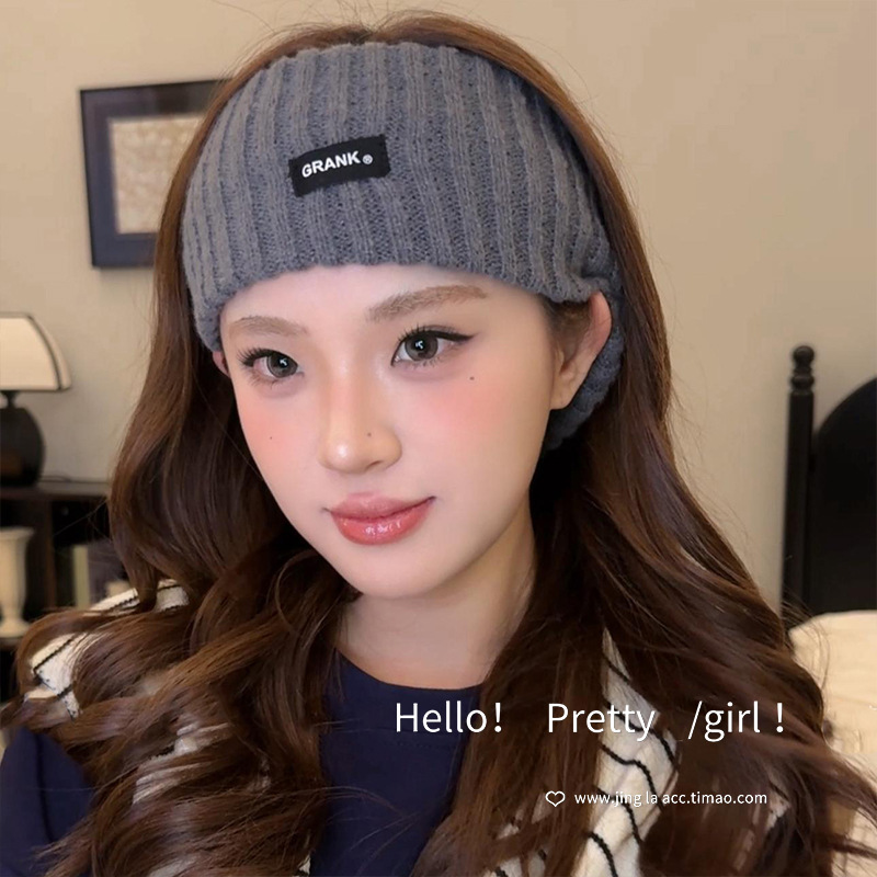 Otoño y invierno deportes de lavado de la cara cinturón de cabello frente protector de orejas caliente banda de cabello 2025 nuevo tipo de toque de cabello de uso diario