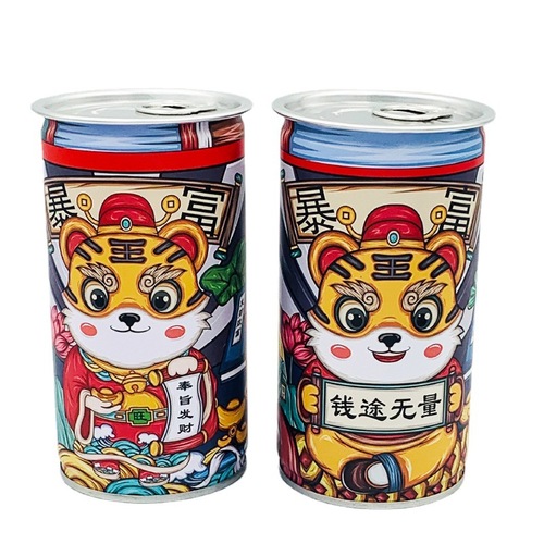 Silent color printing sealed leisure food tea tin can gift clothing underwear can get rich can
