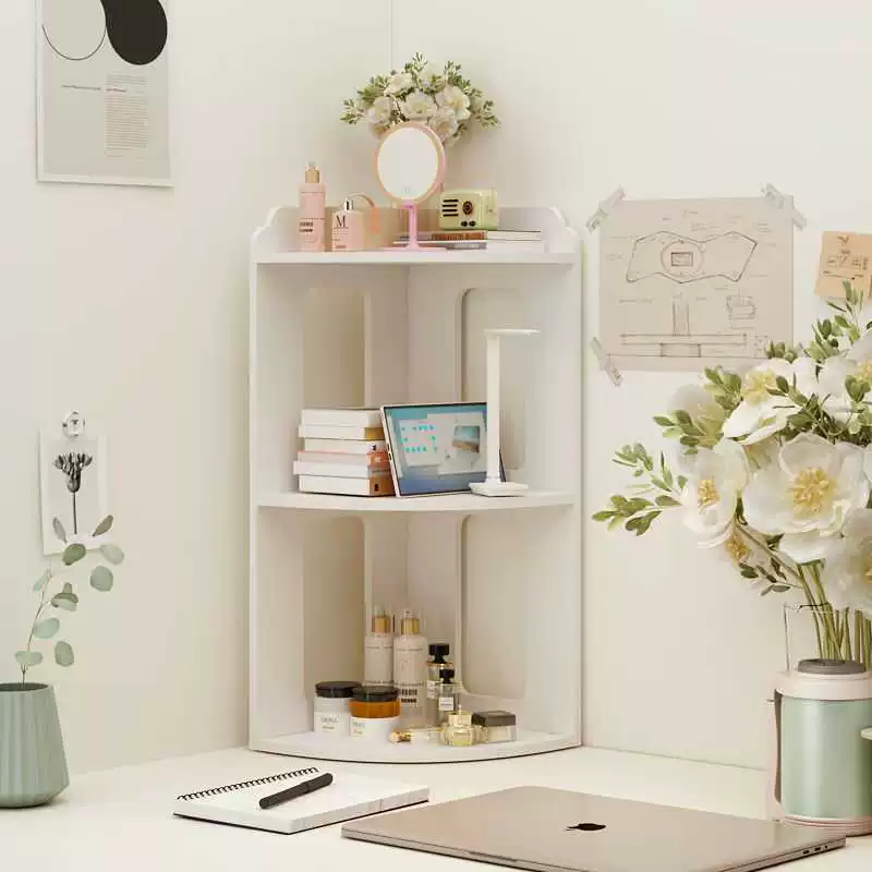 Угловая полка для хранения, угловой шкаф для хранения, настенная угловая треугольная маленькая полка, офисный настольный ящик для хранения
