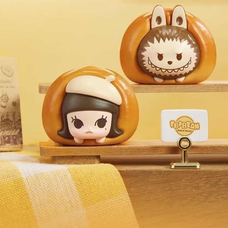 POPMART 泡泡玛特POP BEAN 烤面包系列萌粒潮流玩具小公仔DIY摆件|undefined