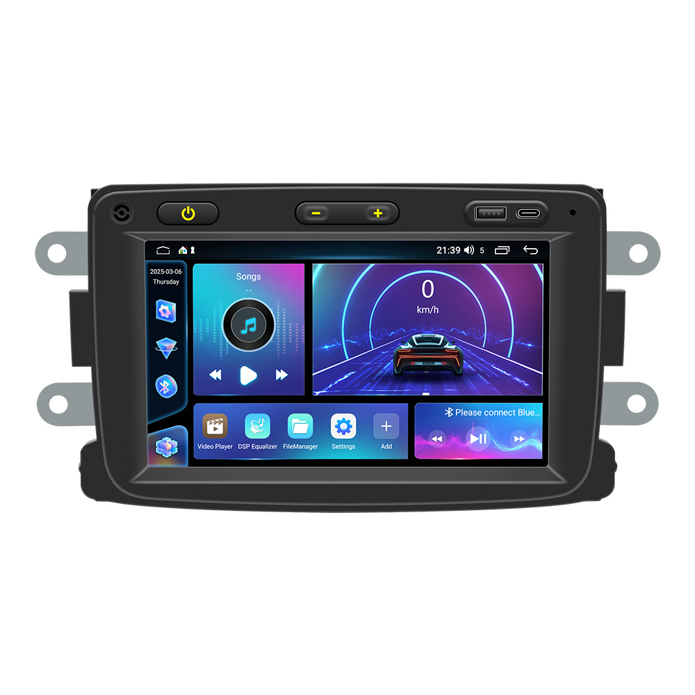 Aplicable a 16 ~ 18 Renault Dacia B modelo GPS de control central montado en el vehículo Fang Yitong cuatro núcleos de navegación de motor