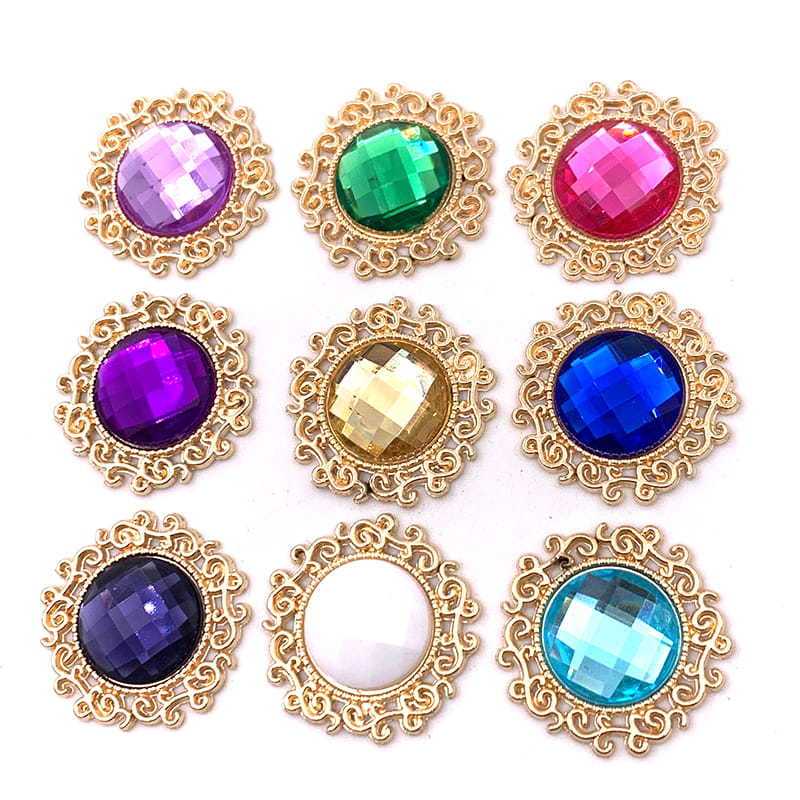 25mm round flat plate patch alloy acrylic mobile phone nail art folk dance clothes opera hair accessories 25mm round flat plate patch alloy acrylic mobile phone nail art folk dance clothes opera hair accessories