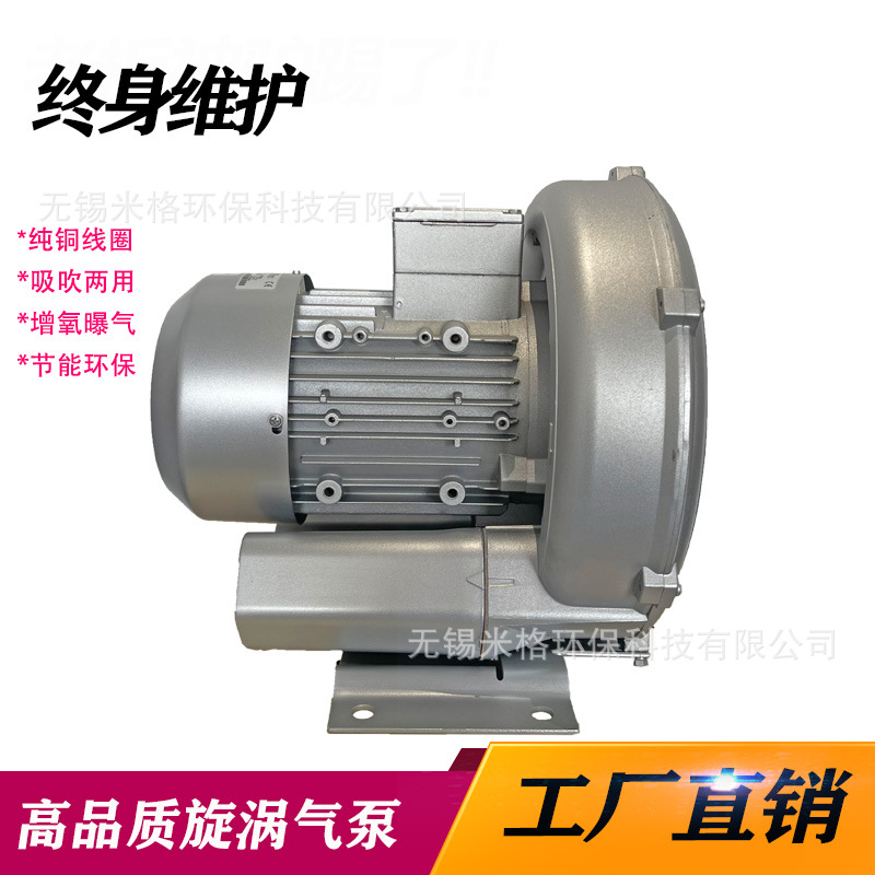 瓦楞机械配套漩涡气泵 高压涡轮风机 大风量高压力风机