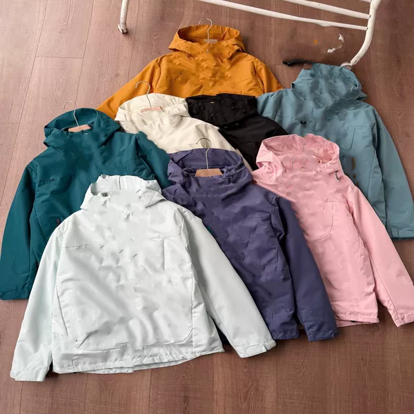 70534 Two-piece detachable hooded outdoor windbreaker jacket