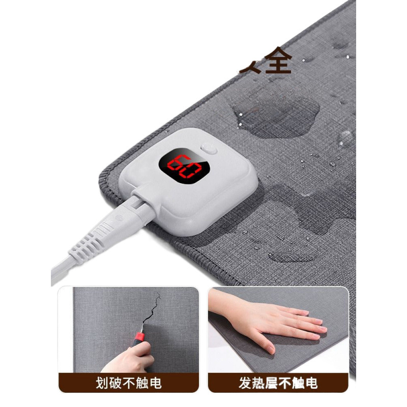 YANZONG 난방 마우스 패드 사무실 대형 컴퓨터 데스크탑 방수 난방 패드 기숙사 학생 빠른 난방 테이블 패드