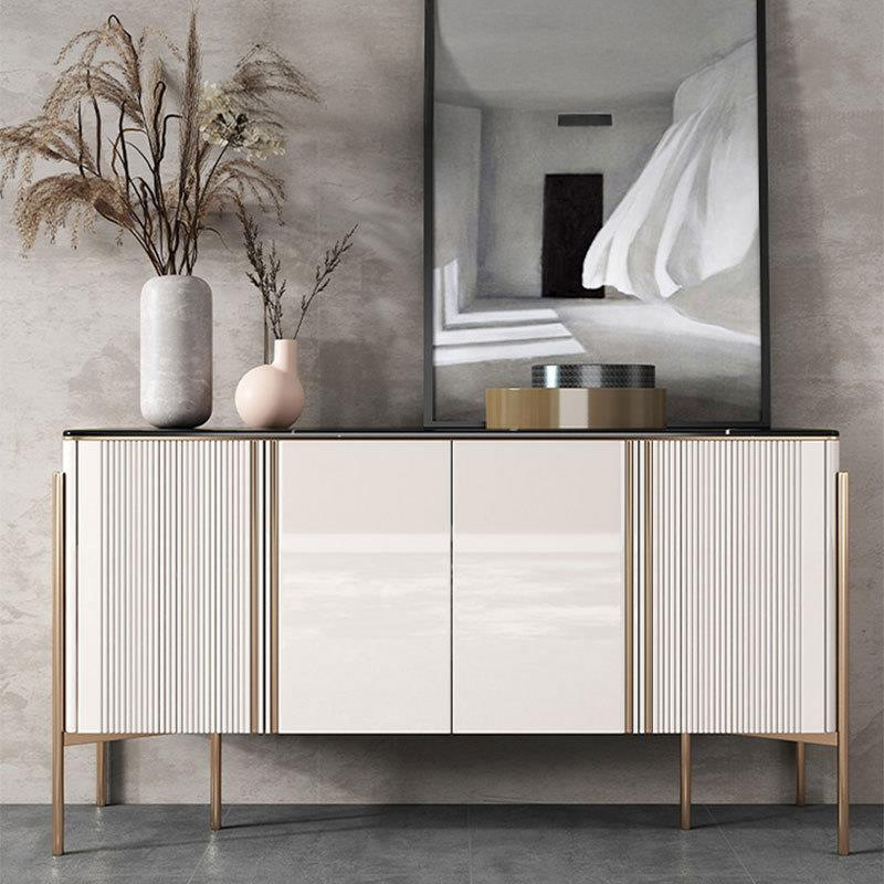 Light Luxury Slate Sideboard, Simple Modern Living Room, Italian Storage Cabinet, Painted Tea Cabinet, Minimalist Entrance Cabinet
