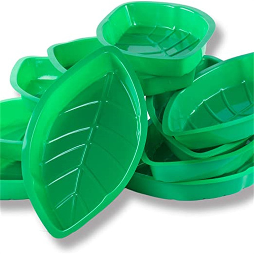 Hawaiian Tropical Style Tropical Leaf Shape Food Tray Turtle Leaf Food Plate Party Decoration