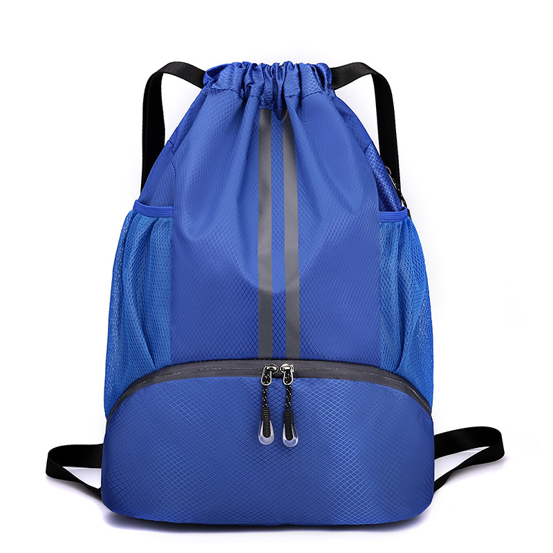 Bundle shoulder drawstring soccer basketball dry wet separation swimsuit storage, fitness bag, backpack can be used_voghion.com