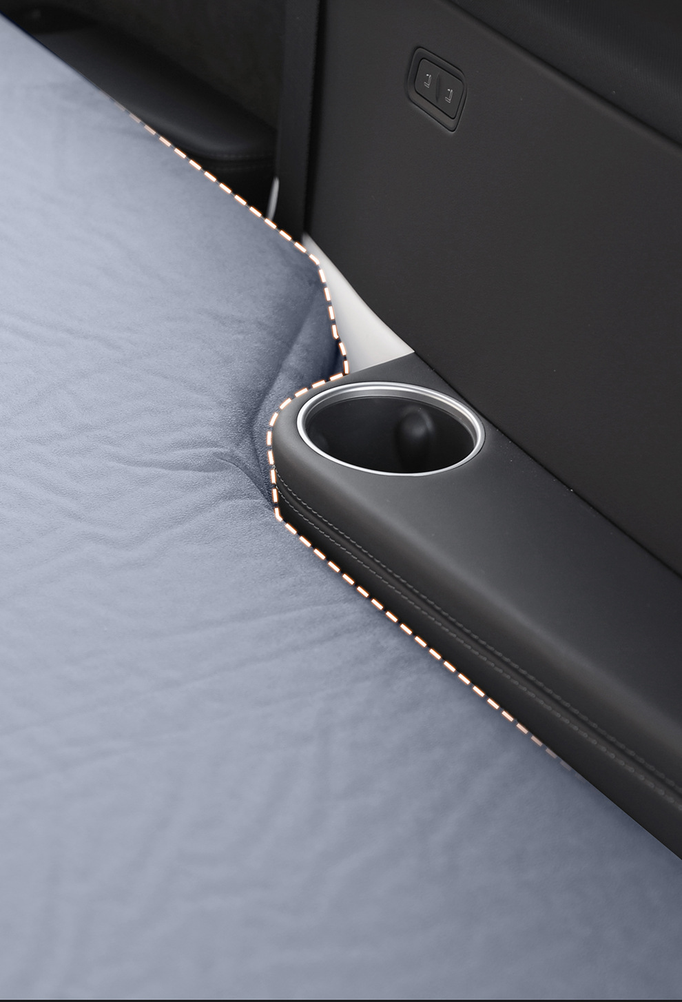 Tesla Model Yl Six-Seater Trunk-Specific Air Mattress Car Inflatable Mattress Rear Seat Leveling Sleeping Pad