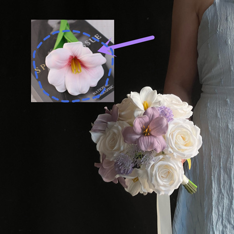 ins风仿真花郁金香花束成品高级一束浪漫领证手捧花装饰拍照道具|undefined