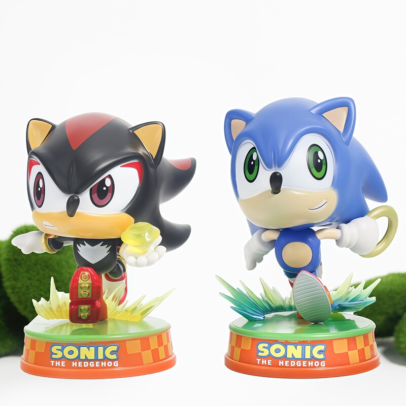 Cross-Border New Product Sonic the Hedgehog Figure, Sonic the Hedgehog and Shadow Collectible Figurine, Blind Box Anime Figure Model Ornament Cross-Border New Product Sonic the Hedgehog Figure, Sonic the Hedgehog and Shadow Collectible Figurine, Blind Box Anime Figure Model Ornament