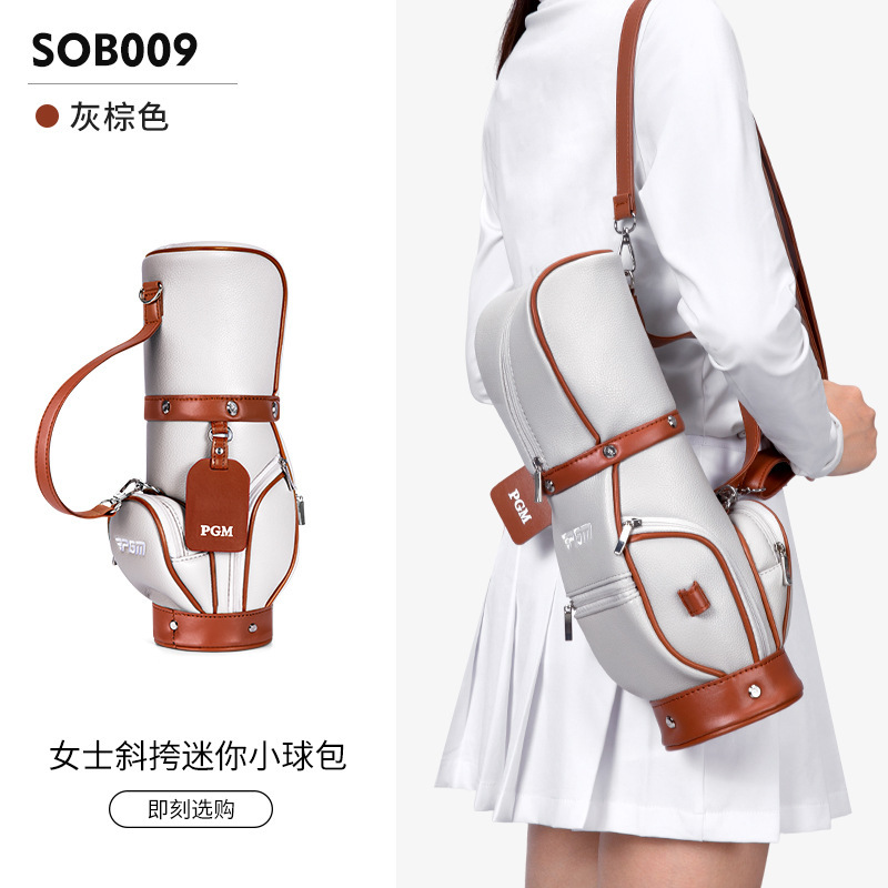 PGM Golf crossbody mini bolsa de bolas de las mujeres bolsa de almacenamiento de bolso ultra-ligero portátil lindo bolsa de mensajero