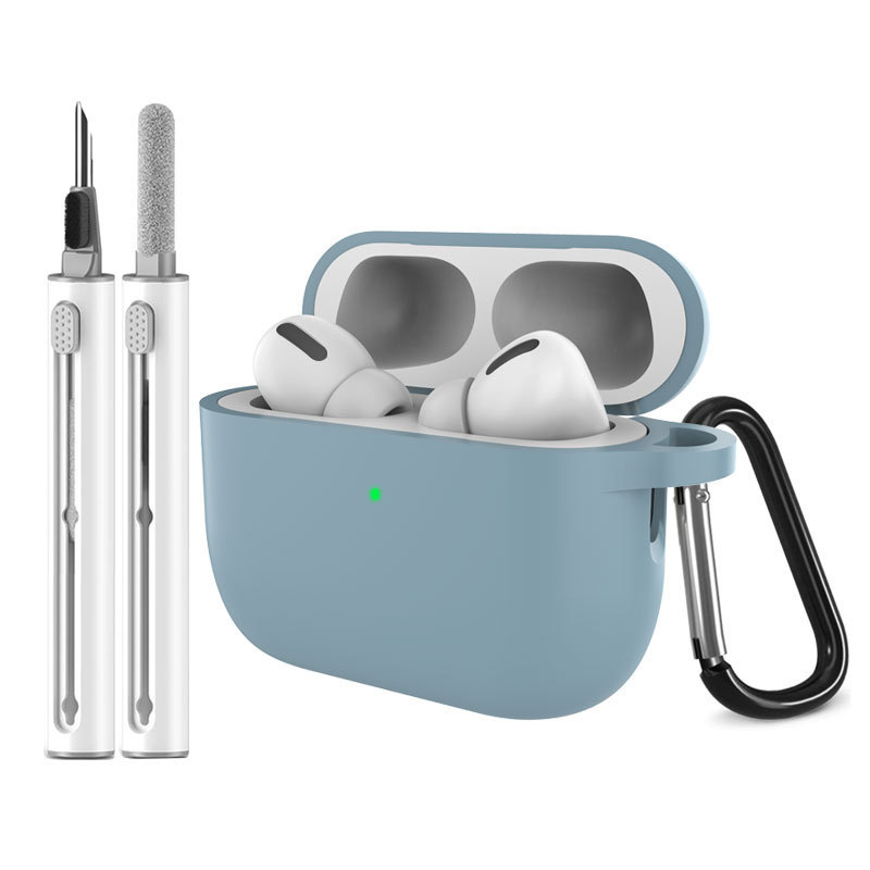 适用Airpodspro3保护套苹果耳机保护壳硅胶纯色airpods保护壳批发|undefined