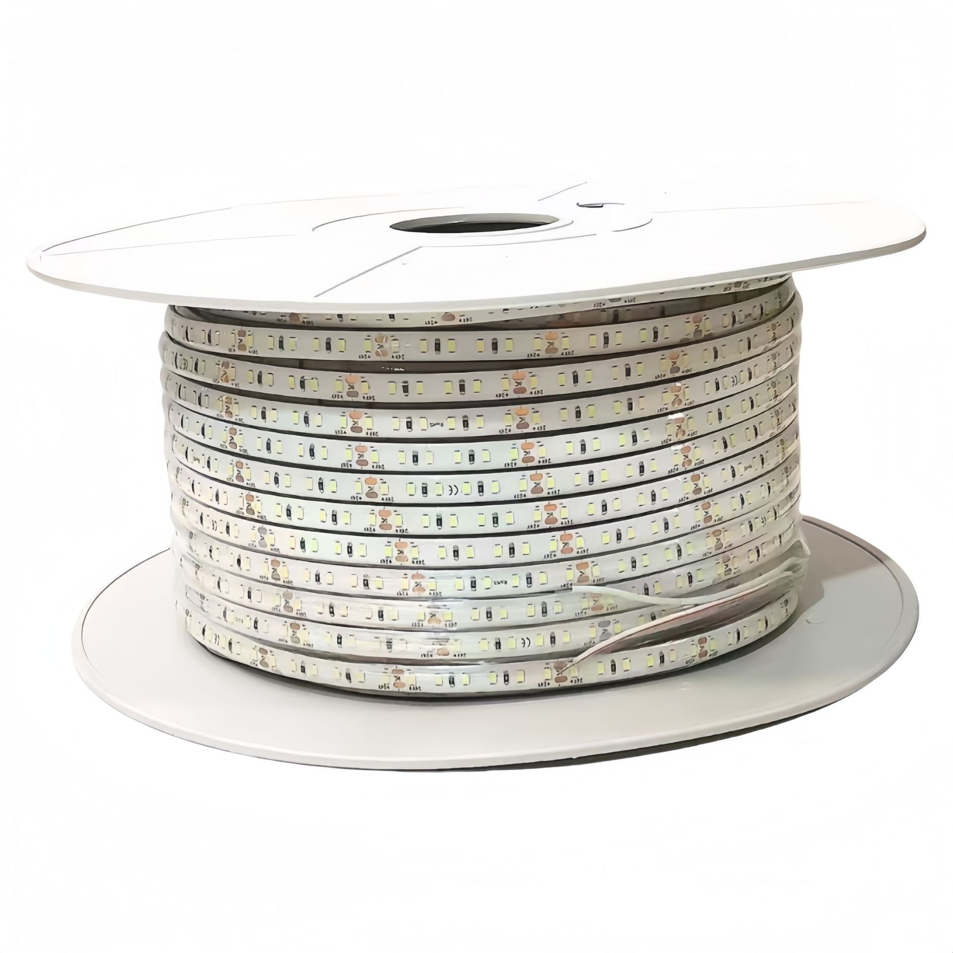 24V2835 proyecto 120 luces al aire libre a prueba de agua tira de luz revestida de plástico sólido IP68 tira de luz de bajo voltaje 100 m fabricante