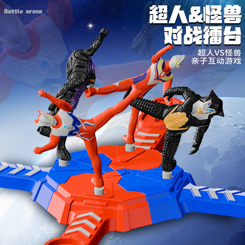 Parent-Child Interactive Tabletop Game Battle Toy Superhero Monster Fighting Children's Boy Toy Gift
