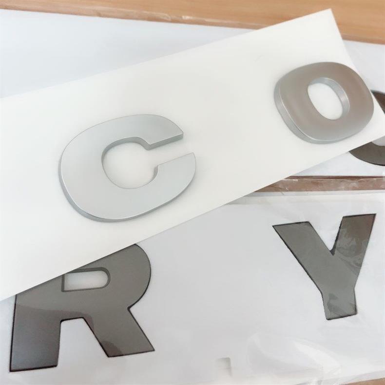 Suitable for Land Rover Discovery 4 car emblem, DISCOVERY hood badge, front lettering, Shenxing modification, Discovery 4 rear car sticker