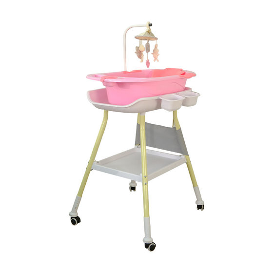 Newborn Diaper Changing Table Multifunctional Baby Care Table Baby Bath Table Baby Touch Table High and Low Washable