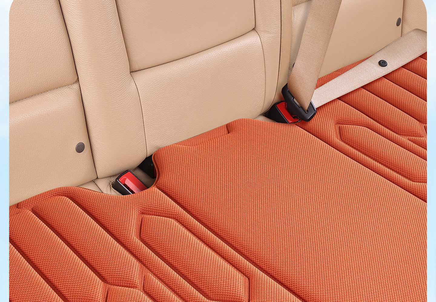 3D One-Piece Molded Car Seat Cushion, No Installation Required, Non-Slip Latex Cotton Cushion, Breathable Single-Piece Car Seat Cushion for Office Chair