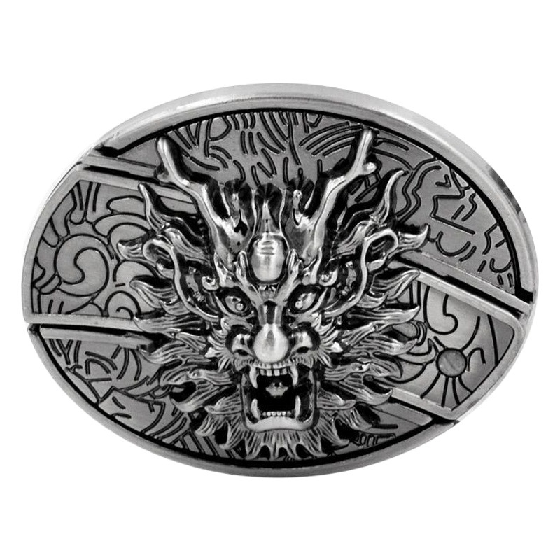 Cinturón personalizado hebilla de cinturón de cuero de los hombres cabeza al por mayor juventud auto-defensa cinturón hebilla pantalones de los hombres con diadema cuchillo