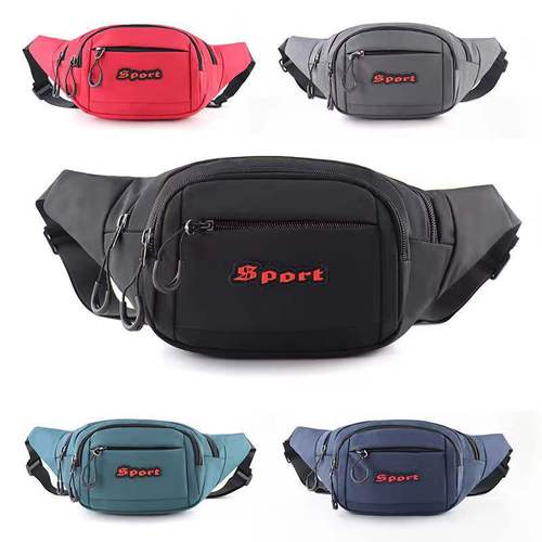 New men's waist bag, nylon phone bag, business cash register crossbody bag, multifunctional chest bag, construction work bag, stall bag